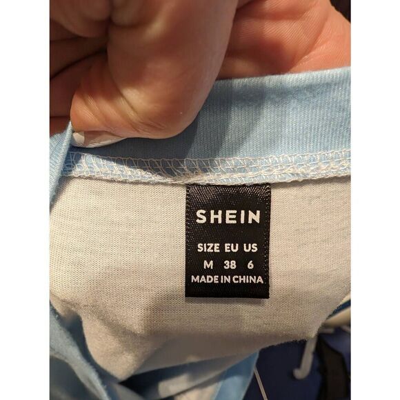 SHEIN long sleeved twisted front Tshirt medium - Picture 4 of 4